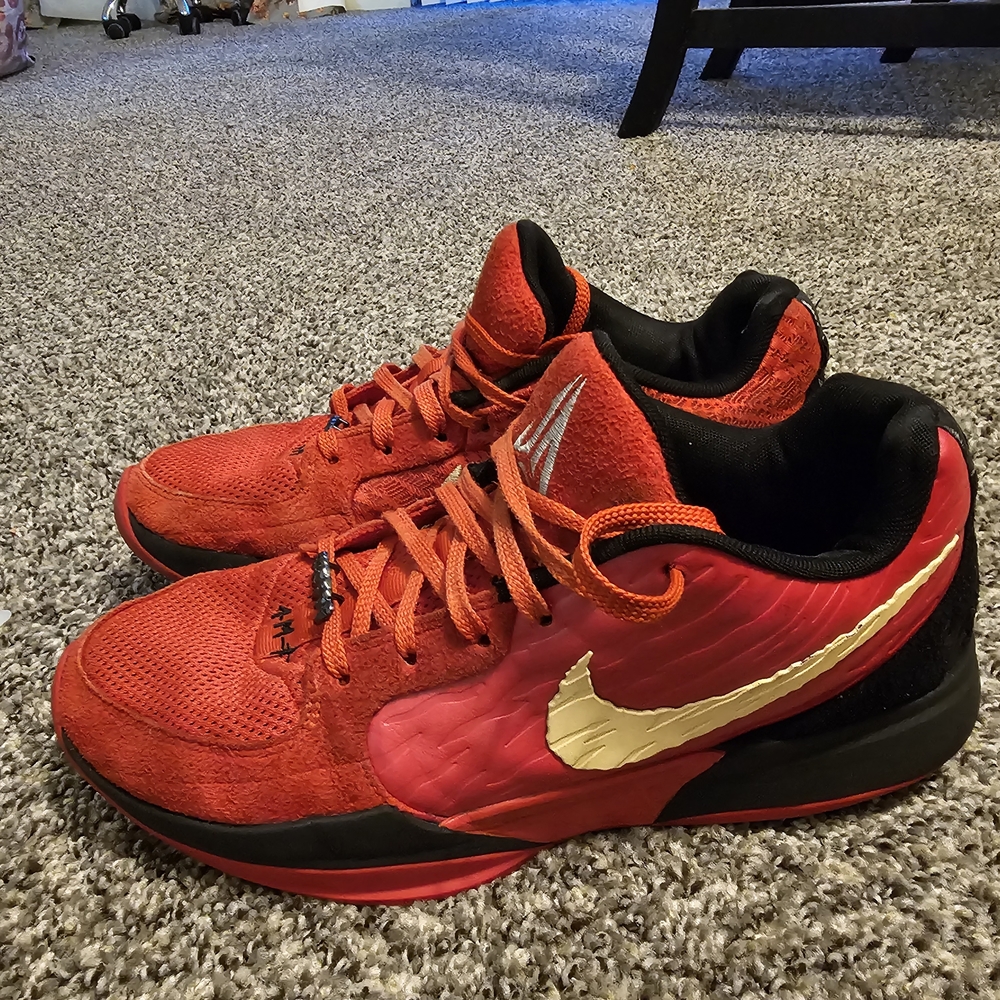 Nike JA 2 Nightmare University Red Black Mens Basketball Shoes Size 11